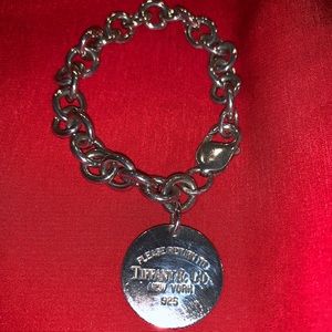Circle Tag Charm Bracelet
